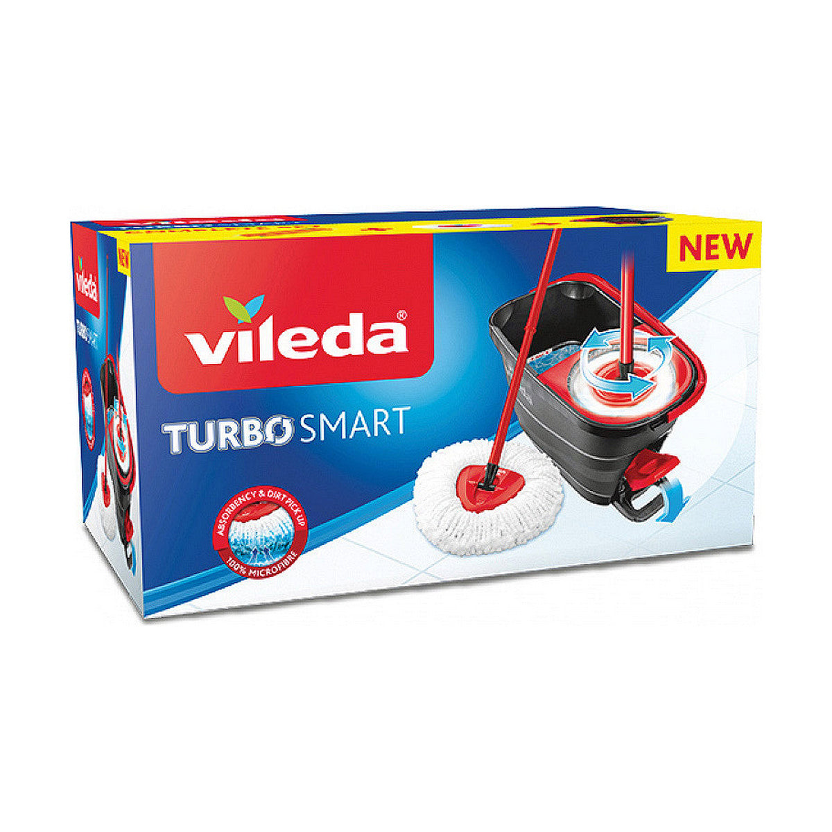 Mop with Bucket Vileda Turbo Smart Floor Vileda