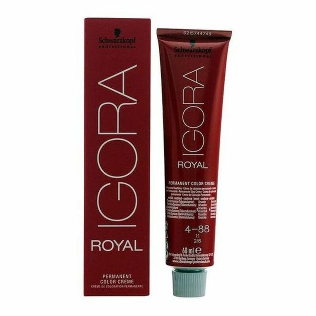 Permanent Dye Igora Royal Schwarzkopf 1023 4-88 Nº 4-88 Nº 9.0-rubio muy claro Nº 8.0-rubio claro 60 ml