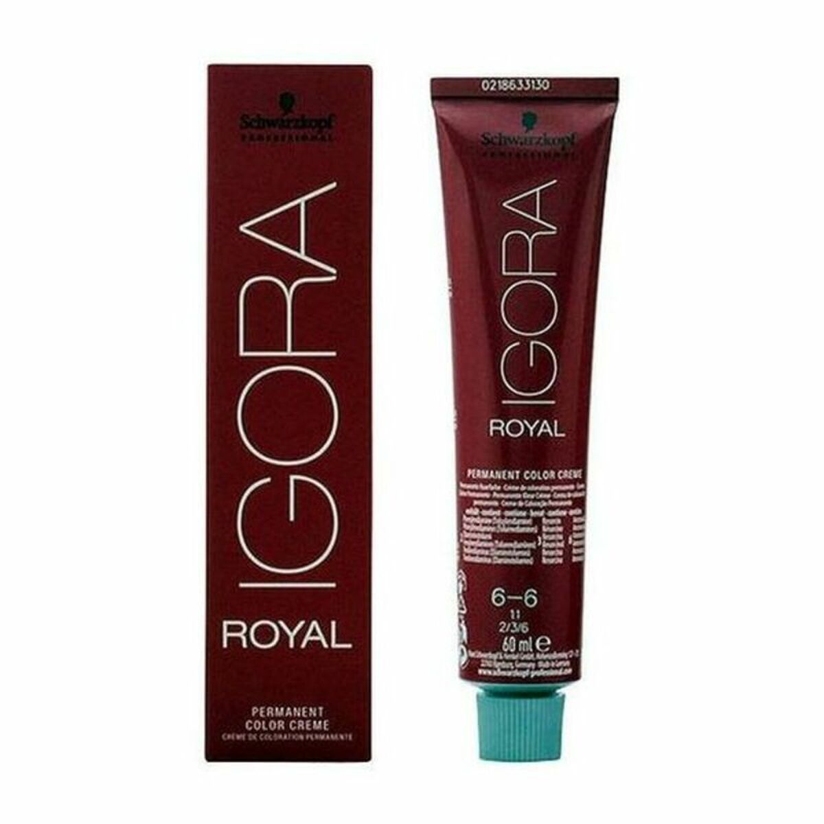 Permanent Dye Igora Royal Schwarzkopf 1047 6-6 Nº 6-6 Nº 9.0-rubio muy claro Nº 8.0-rubio claro 60 ml Schwarzkopf