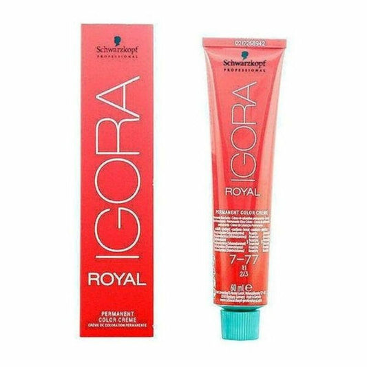 Permanent Dye Igora Royal Schwarzkopf 609787 7-77 Nº 7-77 Nº 9.0-rubio muy claro Nº 8.0-rubio claro 60 ml