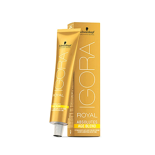 Permanent Anti-Ageing Dye Igora Royal Absolutes Schwarzkopf Igora Royal 8-01 Age Blend (60 ml)