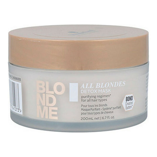 Hair Mask Schwarzkopf Blondme Detox Keratine