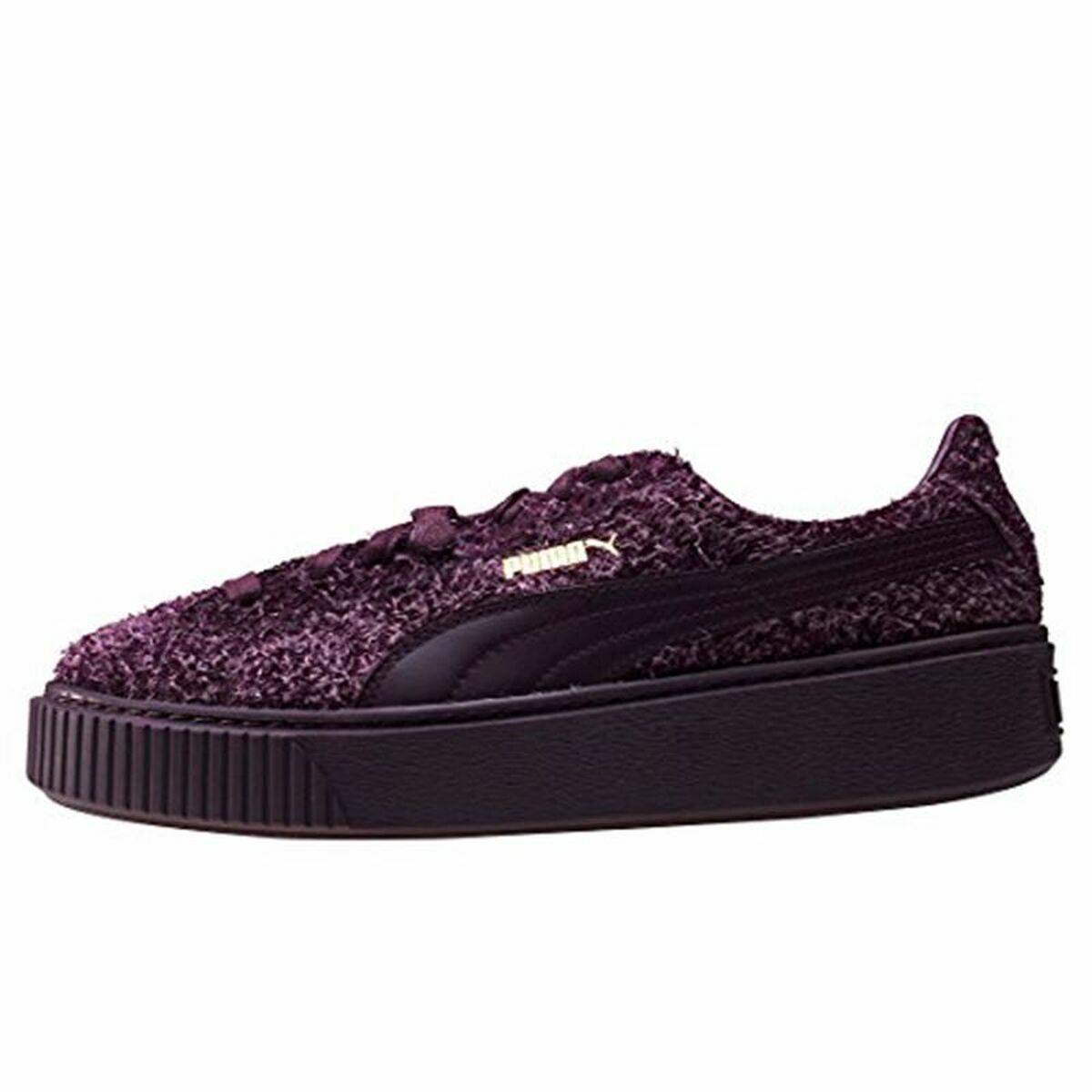 Sports Trainers for Women Puma Suede Platform Eletal Purple Puma