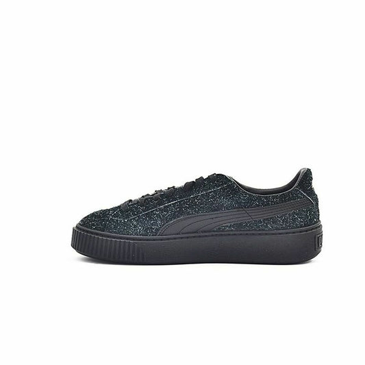 Sports Trainers for Women Puma Suede Platform Eletal Black Puma