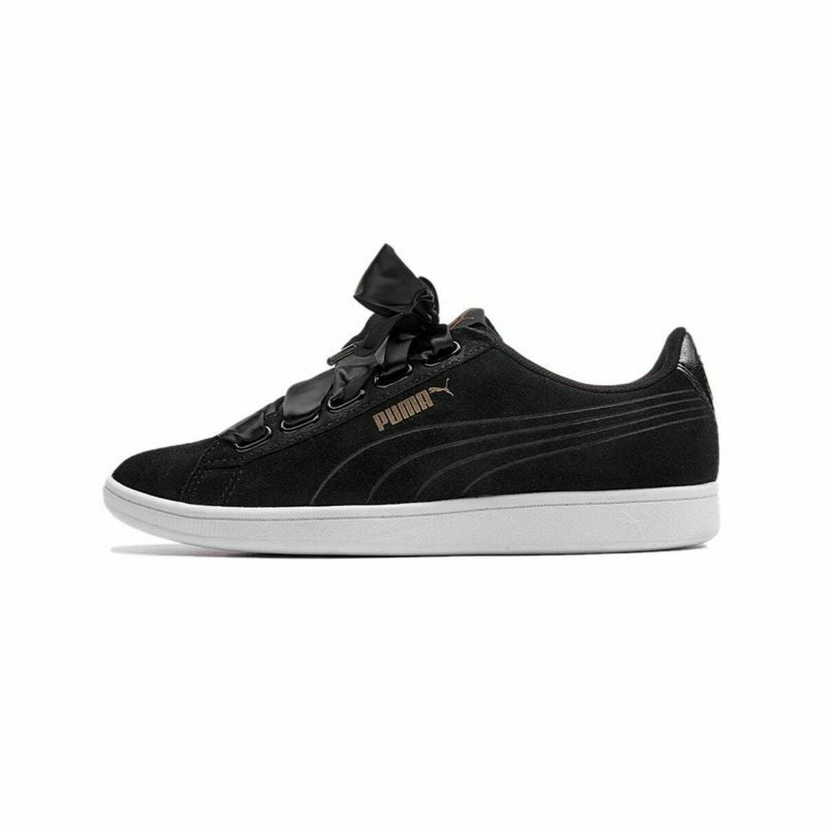 Sports Trainers for Women Puma Vikky Ribbon SD Black Puma