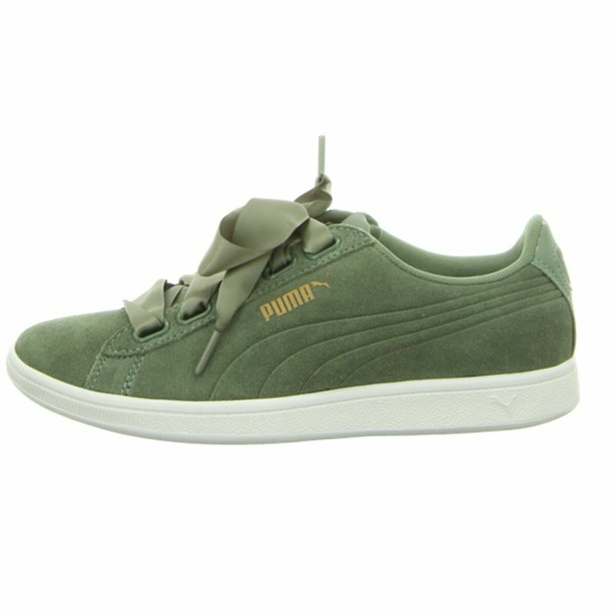 Sports Trainers for Women Puma Vikky Ribbon Sd P Olive Puma