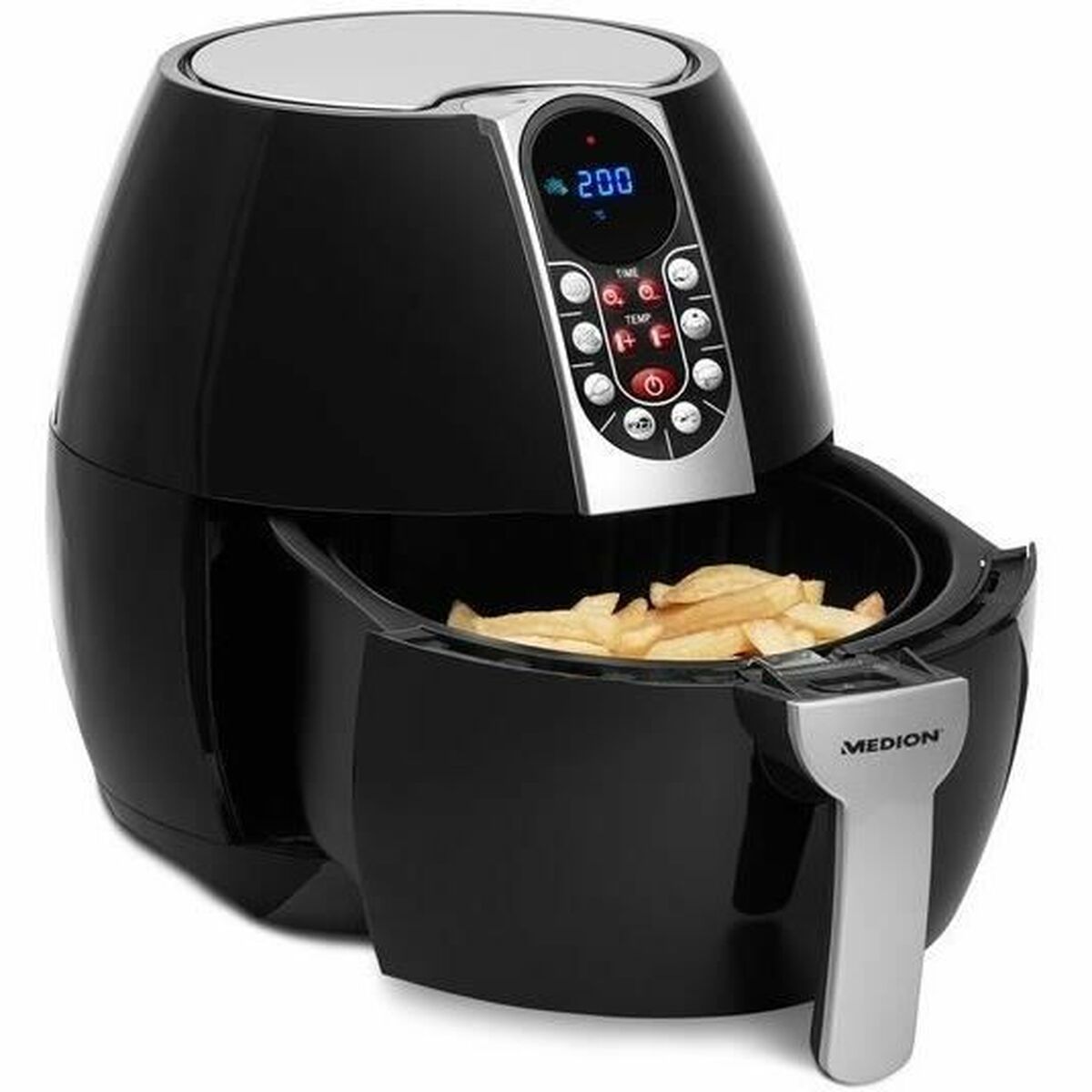 Air Fryer Medion 1500 W 2,8 L Black/Silver Medion