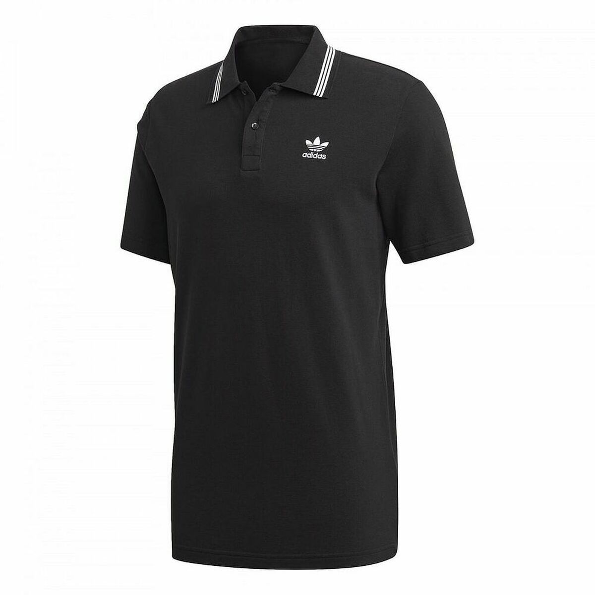 Men’s Short Sleeve Polo Shirt Pique Adidas FM9952 Black XS Adidas