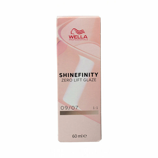 Permanent Colour Wella Shinefinity Nº 09/07 (60 ml)