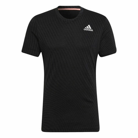 Men’s Short Sleeve T-Shirt Adidas Freelift Black Adidas