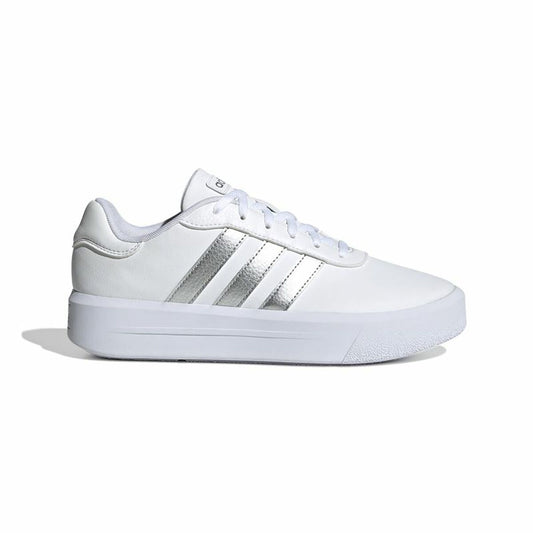 Women's casual trainers Adidas Court Platform White