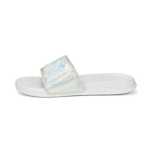 Women's Flip Flops Puma Popcat 20 Iridescent White Puma