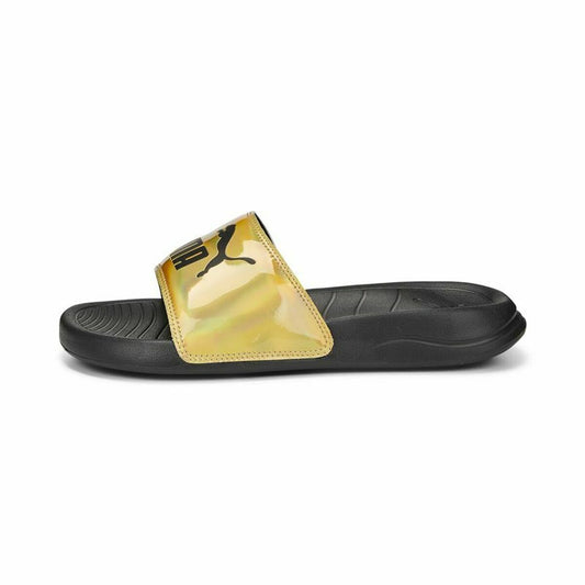 Women's Flip Flops Puma Popcat 20 Iridescent Golden Black Puma