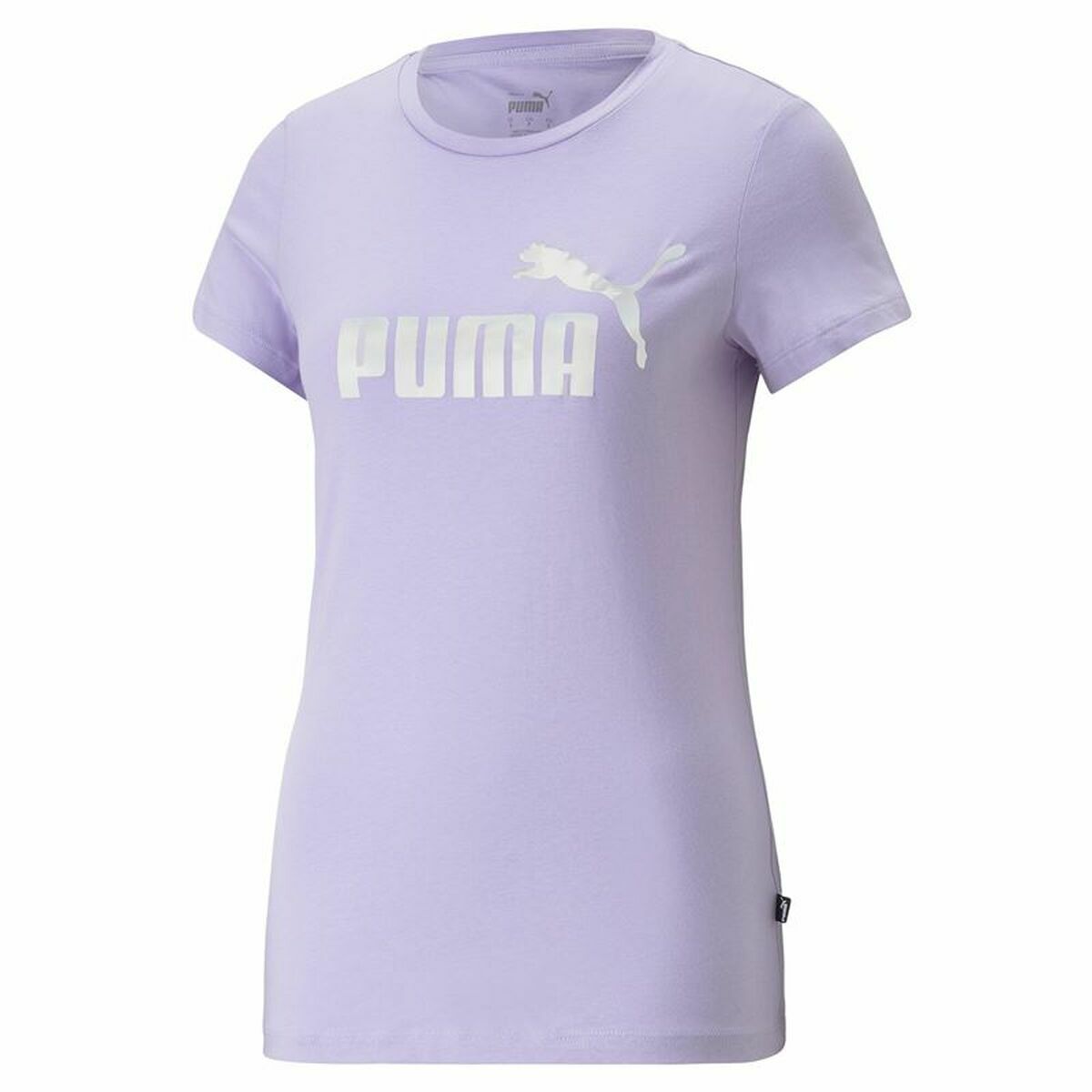 Women’s Short Sleeve T-Shirt Puma Ess+ Nova Shine Lavendar Lady Puma