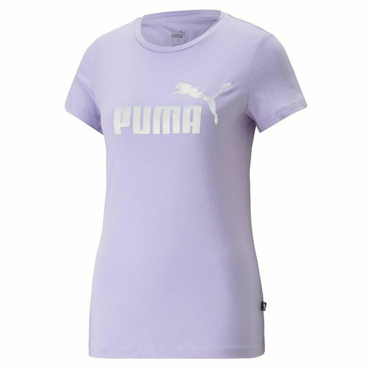 Women’s Short Sleeve T-Shirt Puma Ess+ Nova Shine Lavendar Lady Puma