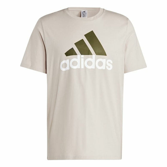 Men’s Short Sleeve T-Shirt Adidas Essentials Beige Adidas