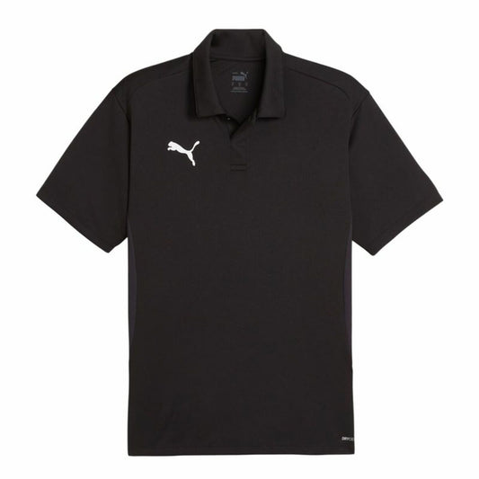 Short Sleeve Polo Shirt Puma Individual Padel Black Puma