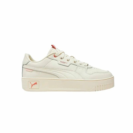 Women's casual trainers Puma Carina Street Lux Beige Puma