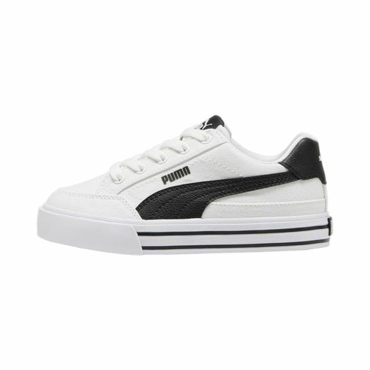 Children’s Casual Trainers Puma Court Classic Vulc F White Puma