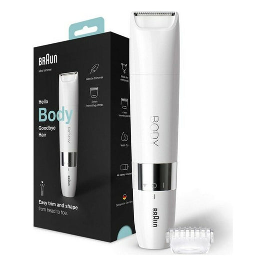 Electric Hair Remover Braun BS1000 White Unisex Soft Braun