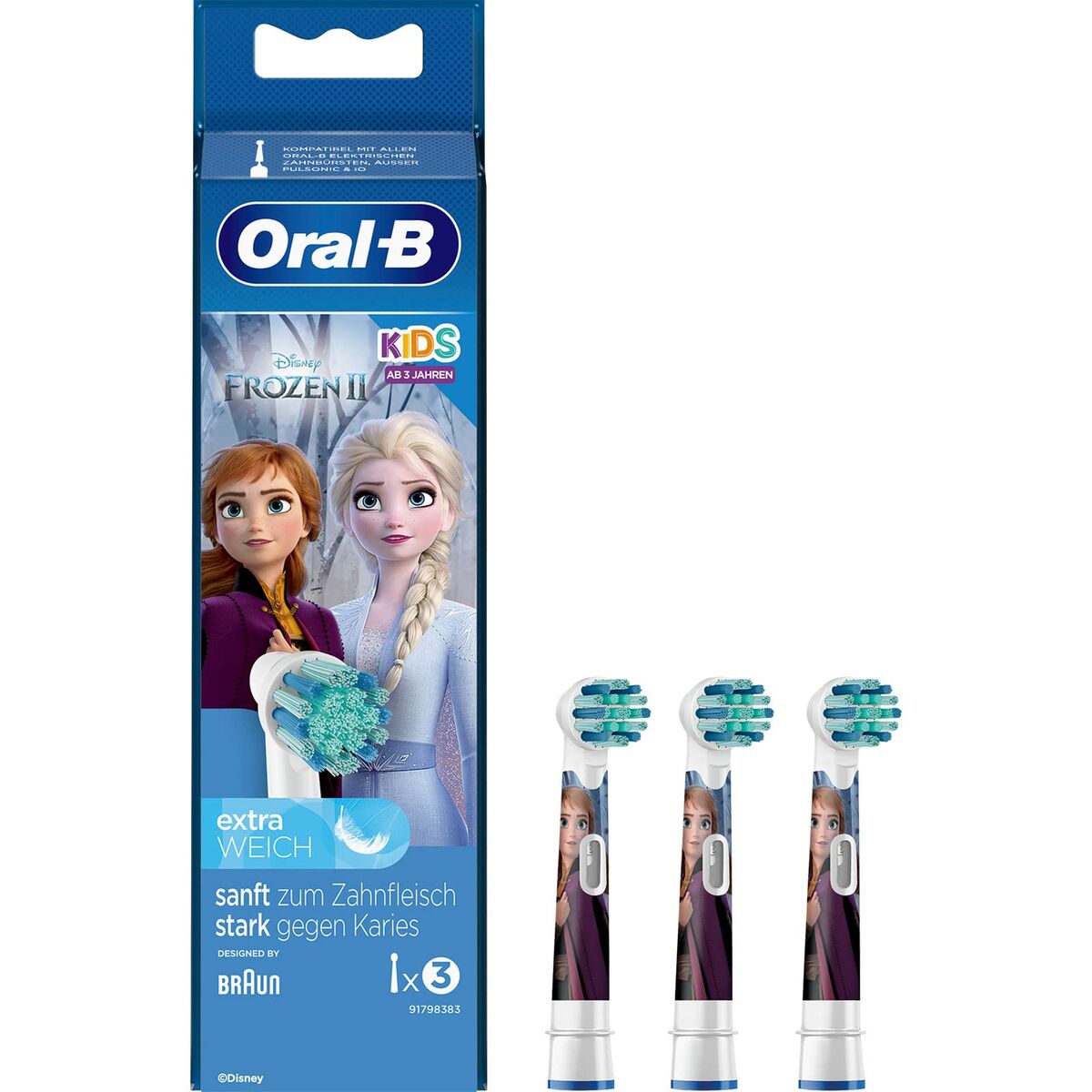 Replacement Head Oral-B Stages Power Frozen 3 Units Oral-B