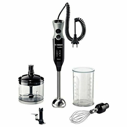 Hand-held Blender BOSCH MSM67170 Black Silver 750 W BOSCH