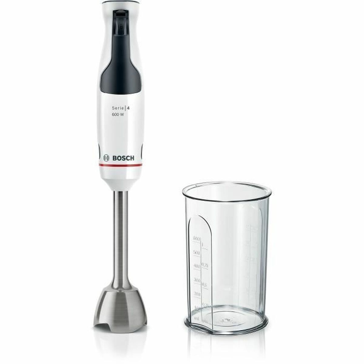 Hand-held Blender BOSCH MSM4W210 600 W White Black/White BOSCH