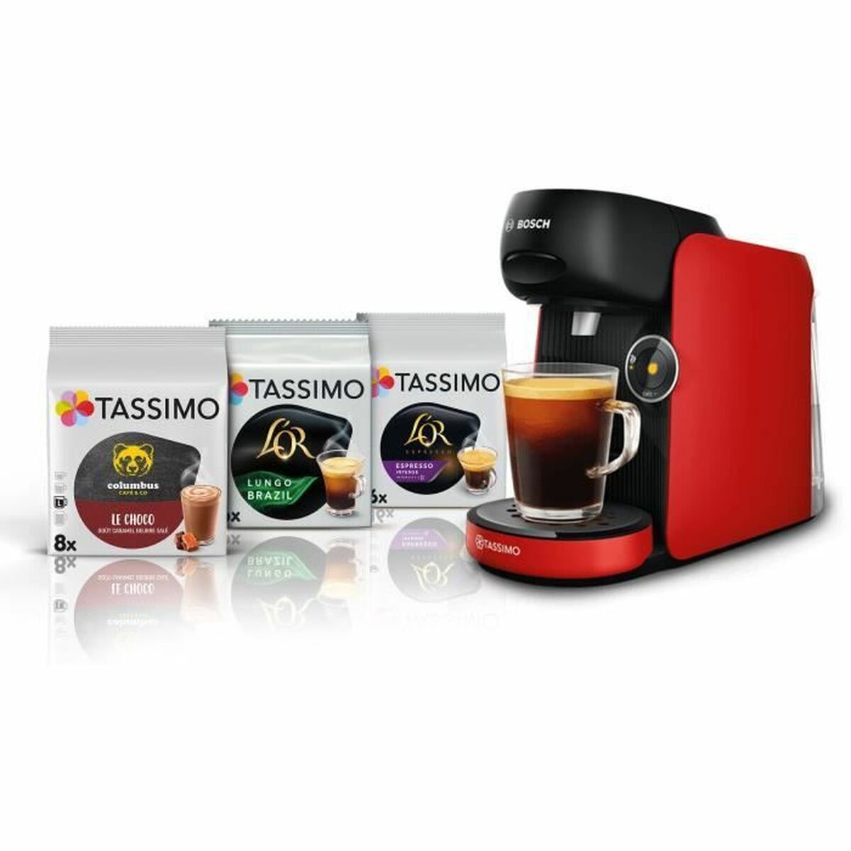 Capsule Coffee Machine BOSCH TASSIMO FINESSE TAS163E Black noir 1400 W 15 bar 700 ml BOSCH