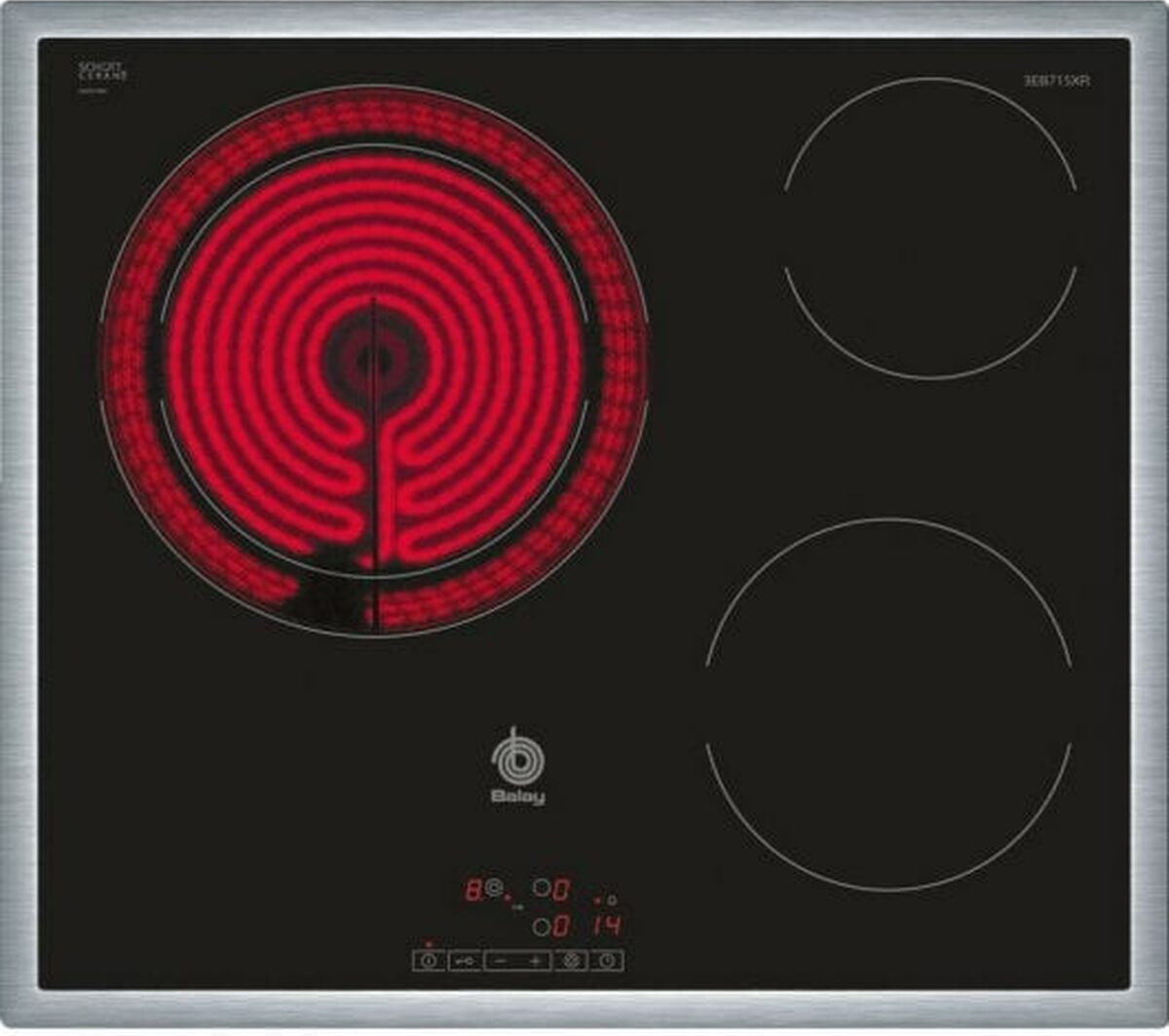 Glass-Ceramic Hob Balay 1200 W Balay