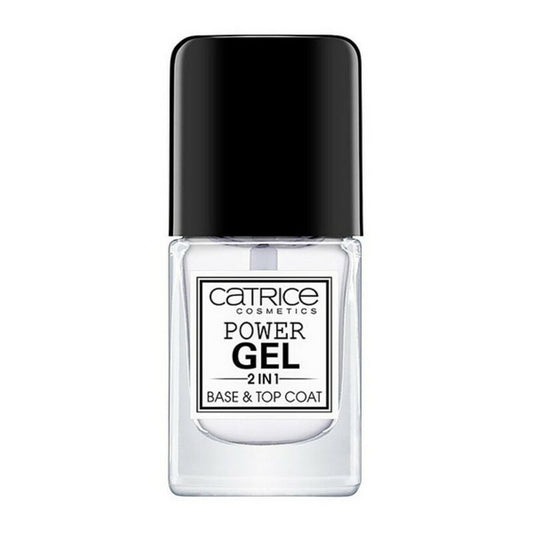 nail polish Power Gel 2 in 1 Base and Top Coat Catrice Power Gel In (10,5 ml) 10,5 ml