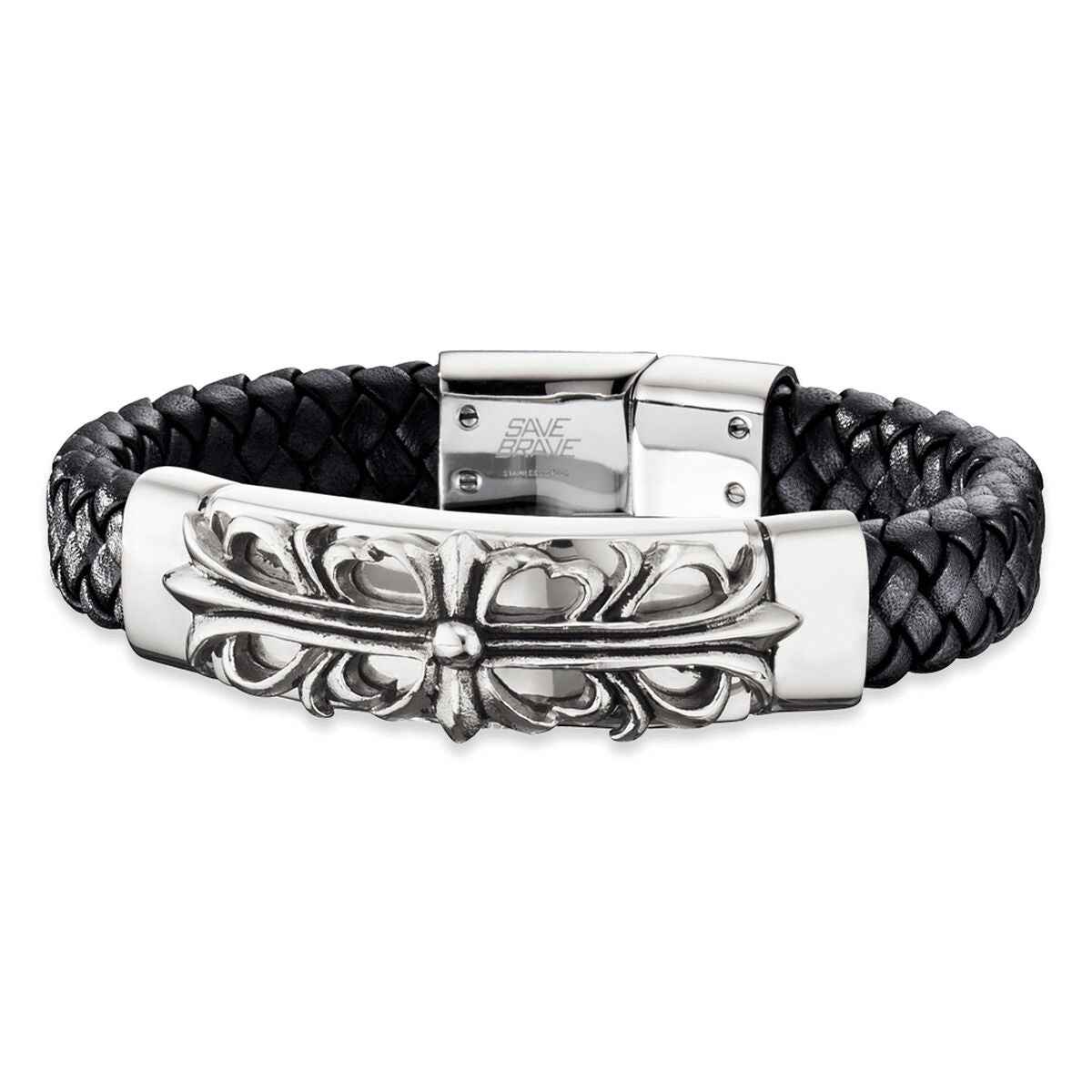 Men's Bracelet Save Brave SBB-PARIS-BK-19 19 cm Save Brave