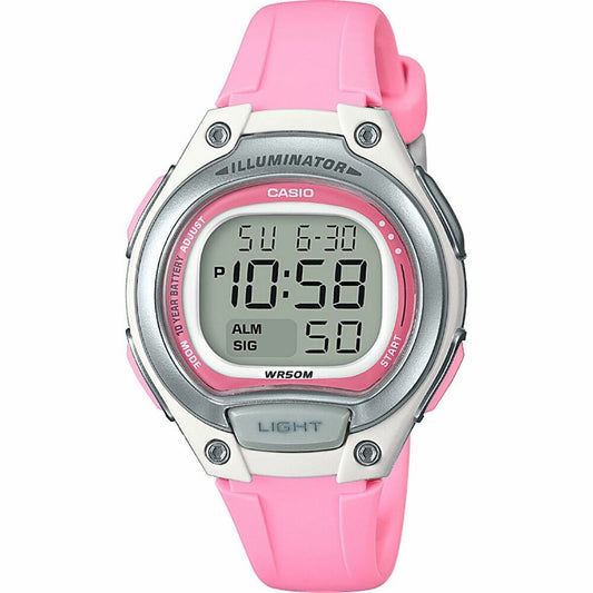 Ladies' Watch Casio ILLUMINATOR Pink (Ø 34 mm) Casio