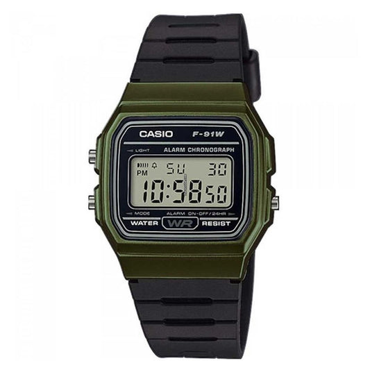 Unisex Watch Casio VINTAGE Black Green (Ø 35 mm) Casio