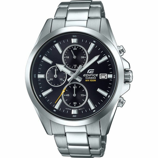 Men's Watch Casio EFV-560D-1AVUEF Silver Black (Ø 44 mm) Casio