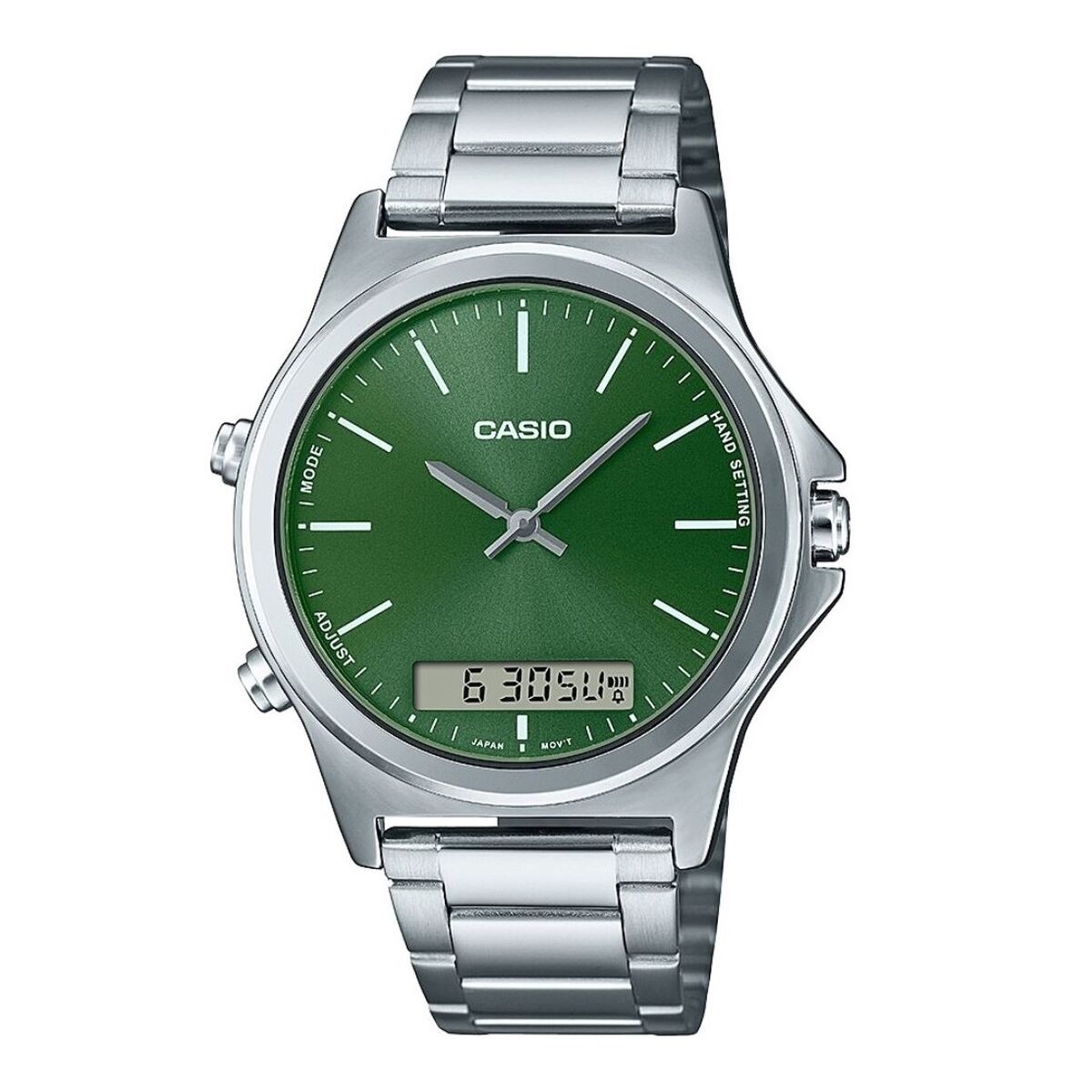 Men's Watch Casio COLLECTION Green Silver (Ø 41,5 mm) Casio