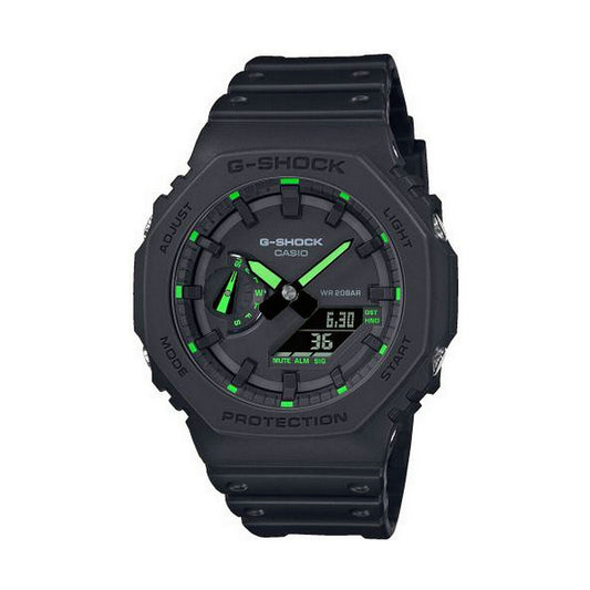 Men's Watch Casio G-Shock OAK - Neon Green Index (Ø 45 mm) Casio G-Shock