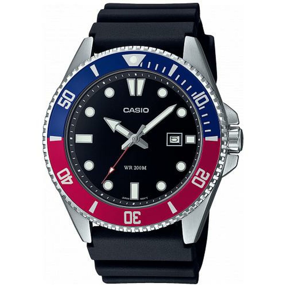 Men's Watch Casio MDV-107-1A3VEF Black Casio