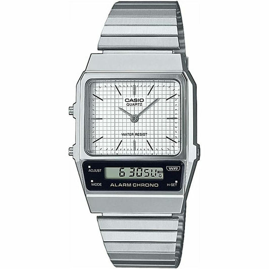 Unisex Watch Casio VINTAGE EDGY COLLECTION Silver (Ø 40 mm) Casio