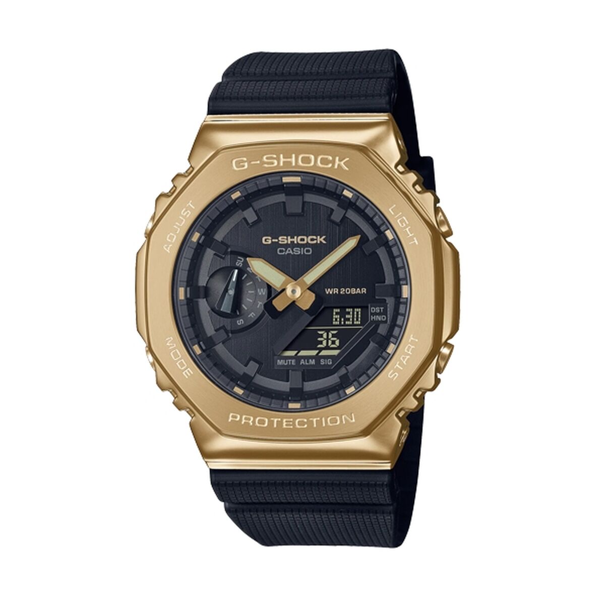 Unisex Watch Casio G-Shock OAK METAL COVERED - Gold Black (Ø 44,5 mm) Casio G-Shock