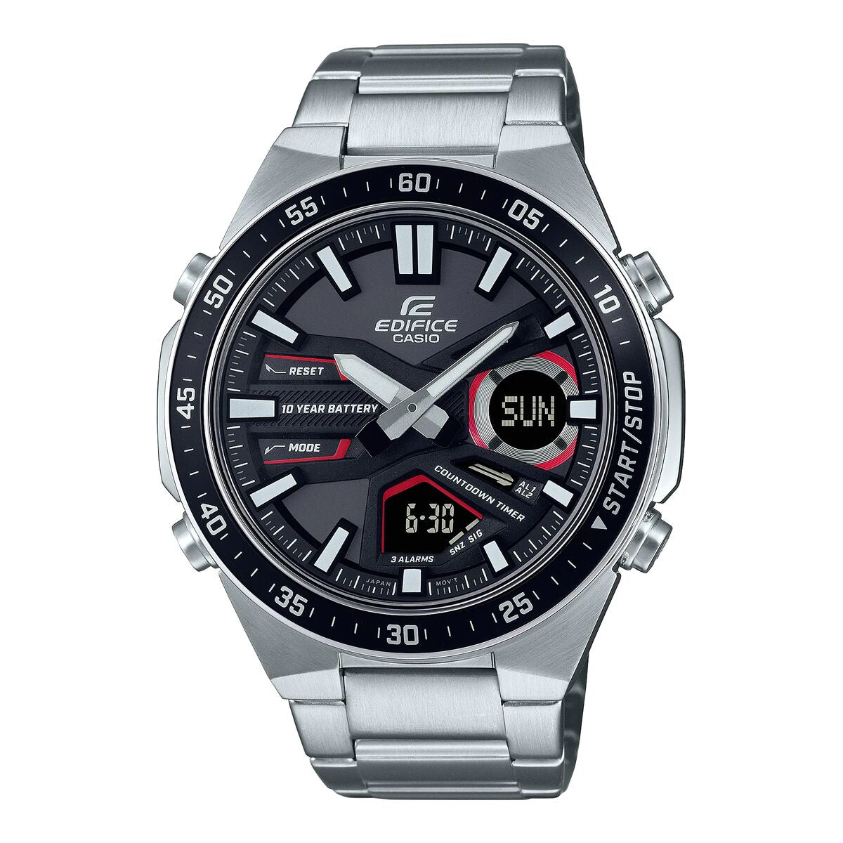 Men's Watch Casio EFV-C110D-1A4VEF Silver Casio