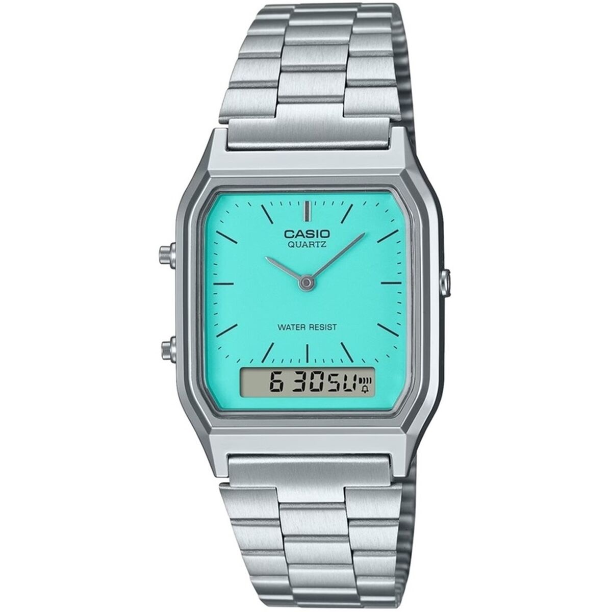 Unisex Watch Casio COLLECTION ANA-DIGIT Silver