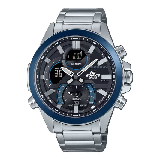 Men's Watch Casio EDIFICE SPORT Bluetooth® Black Silver (Ø 49 mm) Casio