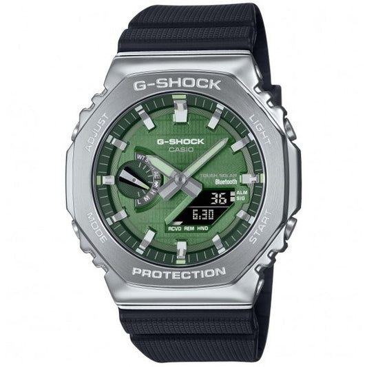 Men's Watch Casio G-Shock GBM-2100A-1A3ER Black Green (Ø 44,5 mm) Casio G-Shock