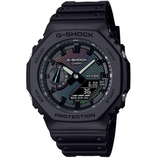 Men's Watch Casio G-Shock OAK - RAINBOW BRICK WALL SERIE Black Casio G-Shock