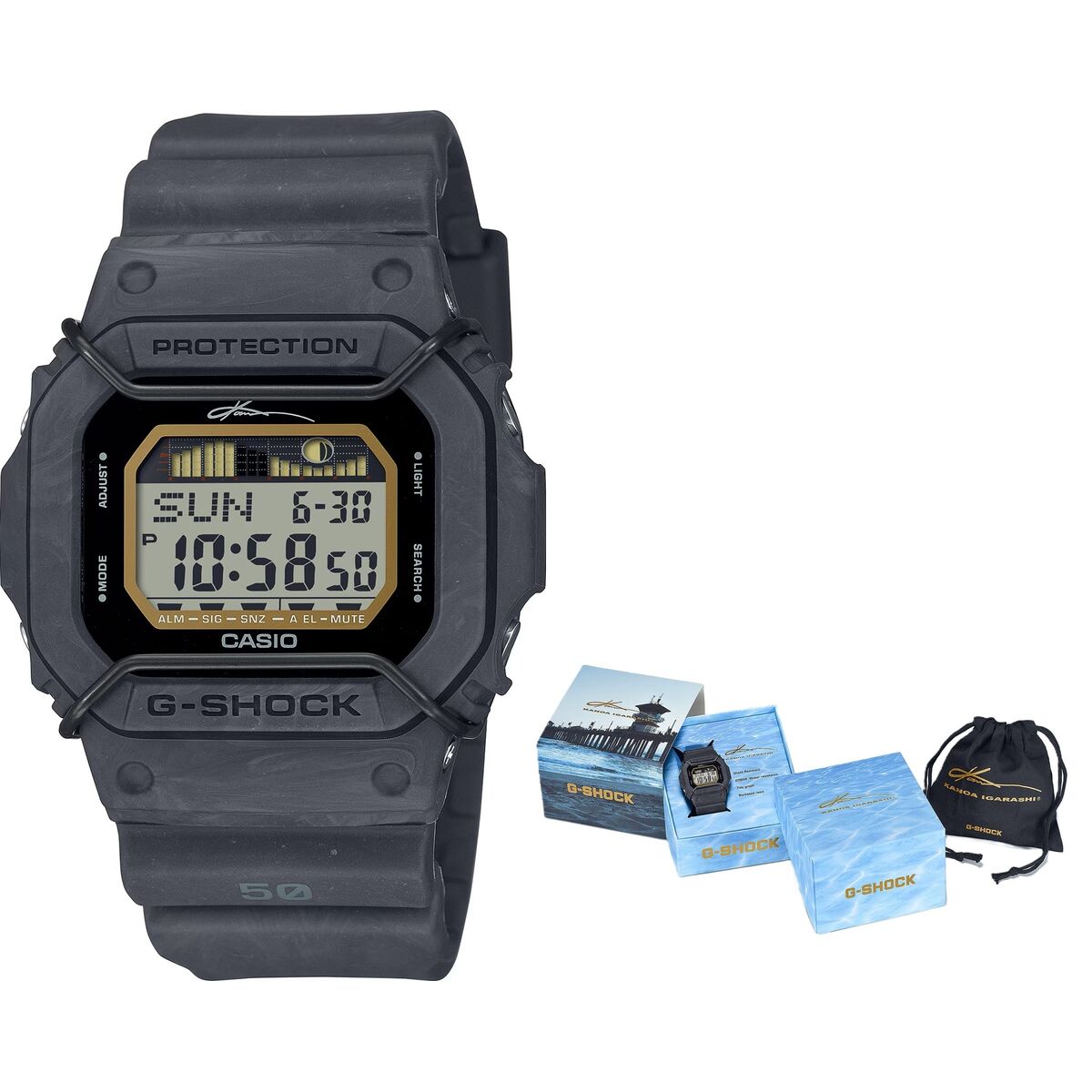 Men's Watch Casio G-Shock GLX-5600KB-1ER (Ø 43 mm) Casio G-Shock