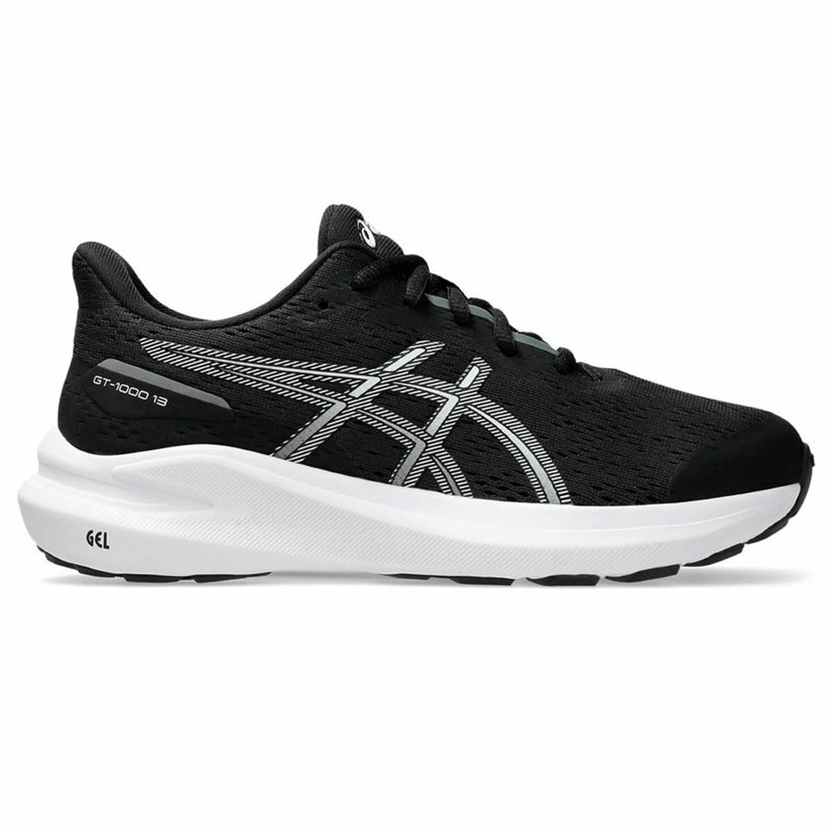 Running Shoes for Kids Asics GT-1000 13 GS Black Asics