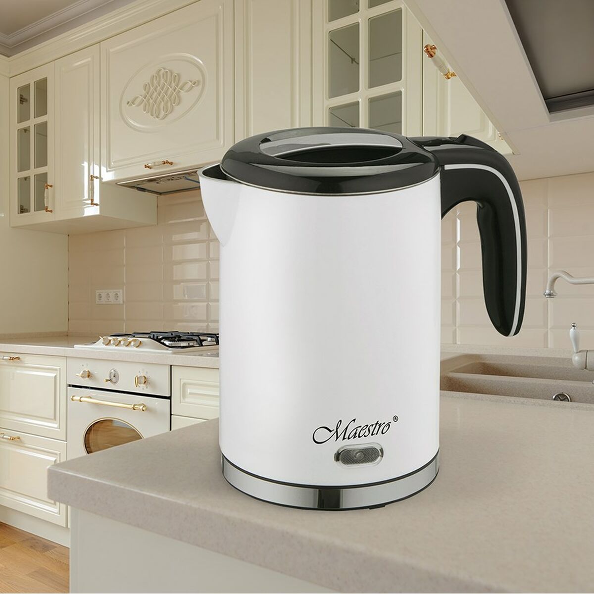 Kettle Feel Maestro MR030 White Beige Bronze Stainless steel 1500 W 2200 W 1,2 L 1,7 L Feel Maestro