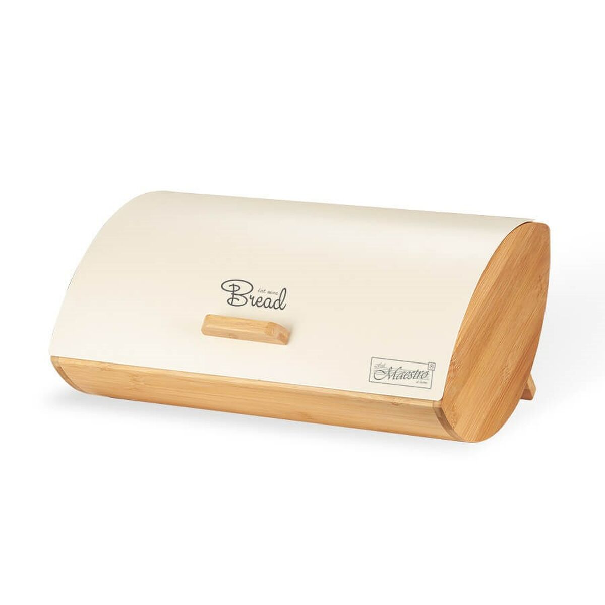 Breadbasket Feel Maestro MR-1775-IVORY Ivory Wood Metal Bamboo 25 x 13,3 x 36,5 cm Feel Maestro