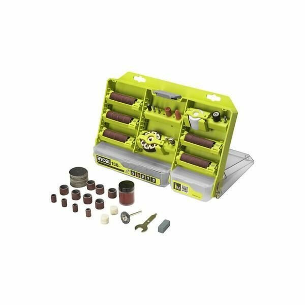 DIY polishing set Ryobi Twist Lock RAR800K 150 Pieces Ryobi