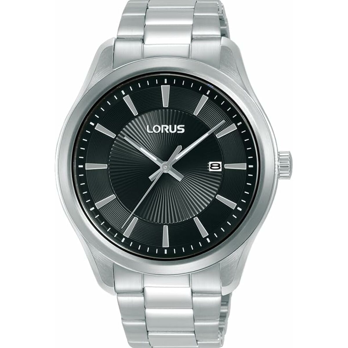 Men's Watch Lorus RH925RX9 Black Silver Lorus